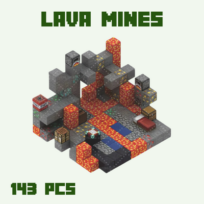 Lava Mines - 143 Blocks