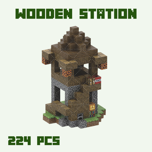 Wooden Station - 224 Blocks