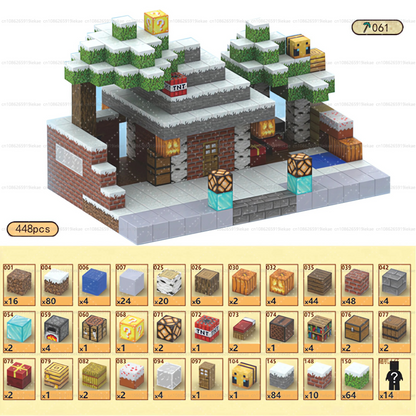 The Cozy Snow Cabin | 448 Blocks