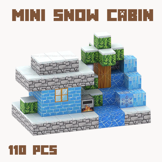 Mini Snow Cabin | 110 Blocks